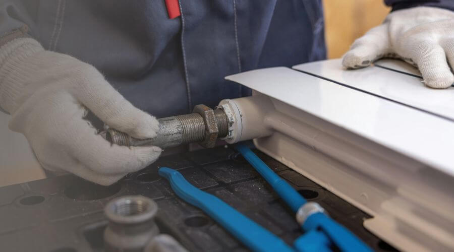 Professional water heater repair services in New Town, ND